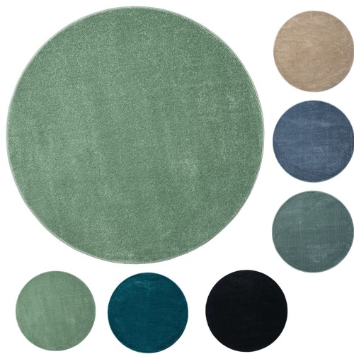 Tapis rond salon poils - tapis, À