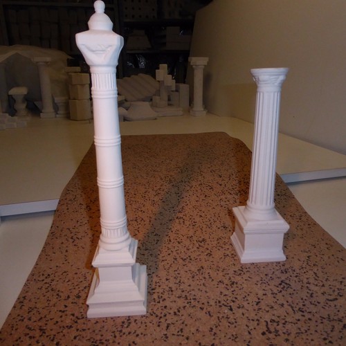 Colonne ceramique blanche - colonne,