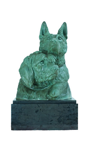 Ancien grand groupe - grand, bronze