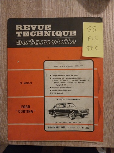 Revue technique ford cortina - revue,