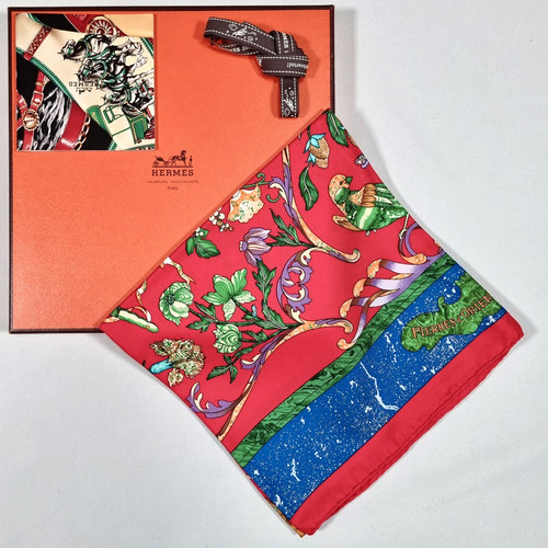 Rare vintage hermes silk scarf - rare,