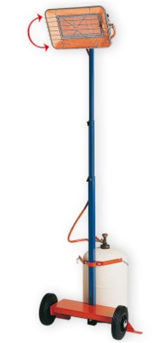 Chauffage radiant gaz mobile - chauffage,