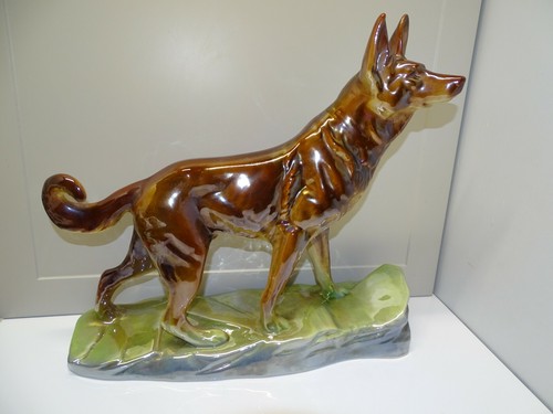Ancienne belle statue - statue, chien