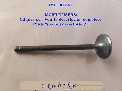 Soupape admission pour - soupape,
