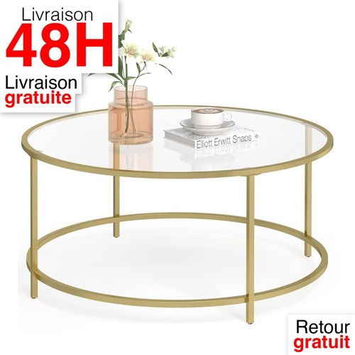 Vasagle table basse ronde - vasagle,