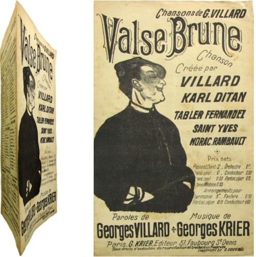 Partition valse brune chanson - valse,