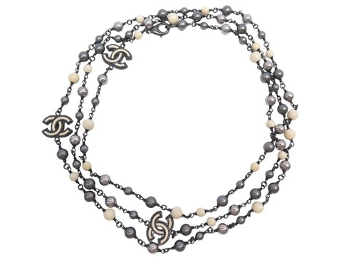 Collier chanel sautoir - chanel,