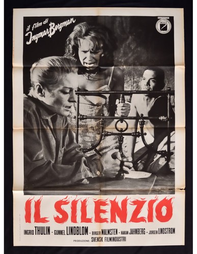 Affiche silence ingrid - affiche,