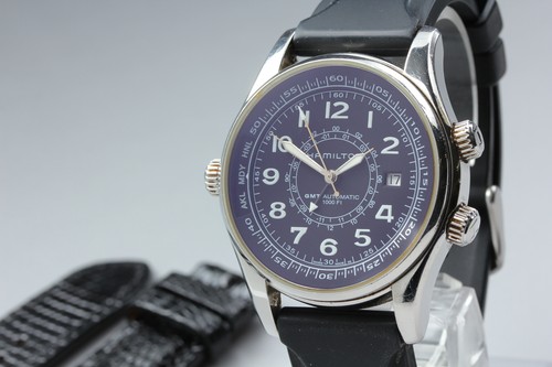Hamilton khaki utc gmt - [e+5],
