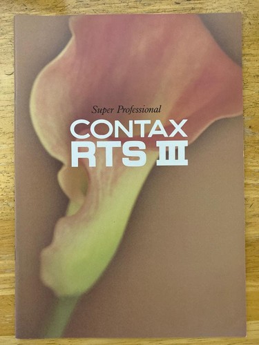 Catalog contax rts3 camera - catalog,