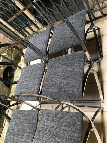 Lot chaises gris pliantes - lot,