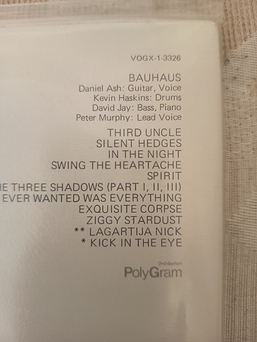 Vinyle bauhaus sky gone - sky's, out
