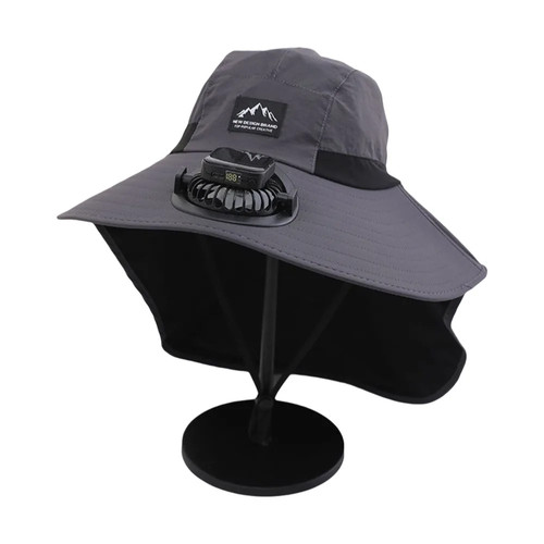 Chapeau soleil ventilateur - chapeau,