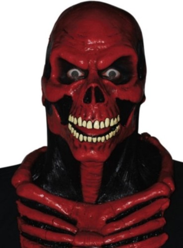 Masque tête rouge - masque,