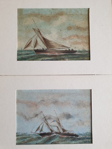 Dessins aquarelle xixe - 2,