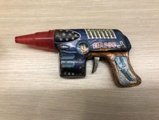 Nomura Toy Tetsujin 28 Gun Tin Showa Retro Vintage from Japan