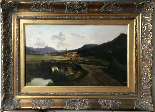 Tableau hst paysage de - hst, "paysage