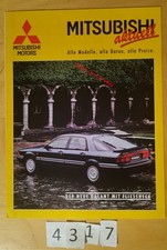 MITSUBISHI AKTUELL GAMME GALANT PAJERO LANCER COLT STARION SAPPORO L300 3/89 D