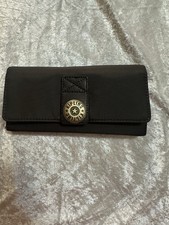 New W/O Tags KIPLING TEDDI Large Organizer Wallet Black