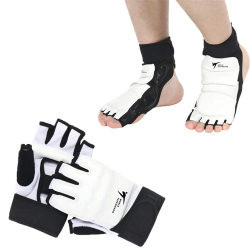 Taekwondo leather gloves - taekwondo,