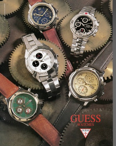 Advertising watches guess - watches,