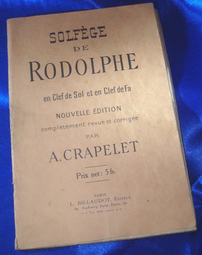 Livre solfège rodolphe - le,