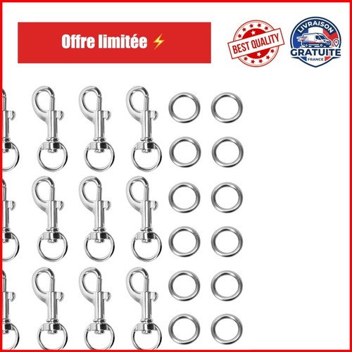 Mousquetons pour laisse chien - mousquetons,