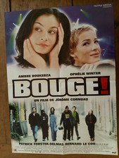 Affiche BOUGE ! Jerome CORNUAU Ophélie WINTER Ambre BOUKEBZA 60x80cm 