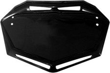 Plaque BMX Support Numero Tete DE Fourche Velo Trial Aero Design Plastique Compe