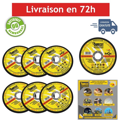 Disques coupe sabrecut - 6, de