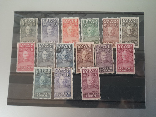 Timbres congo belge - du,
