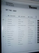 VIKING tracteur tondeuse MT740