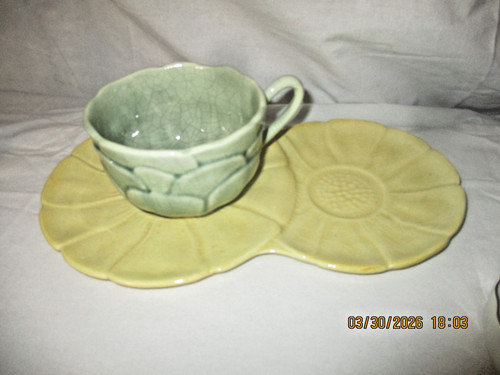 Barbotine faience charolles - faience,