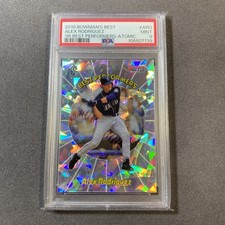2018 Bowman’s Best ‘98 Performers Alex Rodriguez Atomic Refractor #ARO PSA 