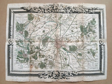 carte ancienne 1766. Environs