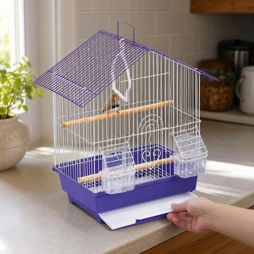 Grande cage à oiseaux en