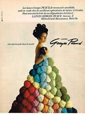 PUBLICITE ADVERTISING  1965    GEORGES PICAUD   laines