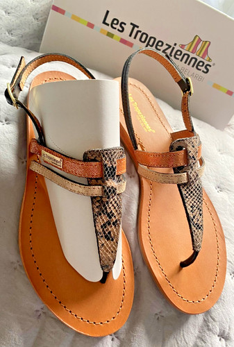 Sandales cuir entre - , doigt