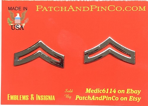 Corporal cpl chevron silver - cpl,