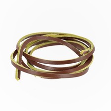 Lacet en cuir Carré - Largeur