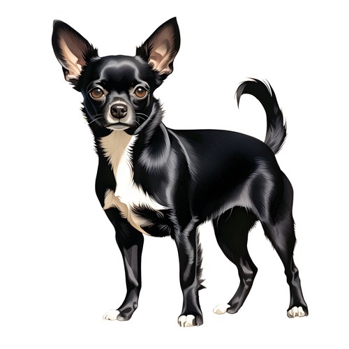 Autocollants chihuahua - x,