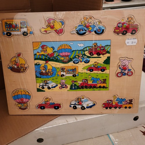 Puzzle bois éducatif pour - en,