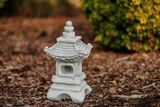 Lanterne japonaise en pierre Yukimi figurine en pierre H. 31 cm, 6 kg, grise,...