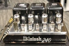 Vintage 1960 Mcintosh MC240 Vacuum Tube Power Amplifier With Power Cable