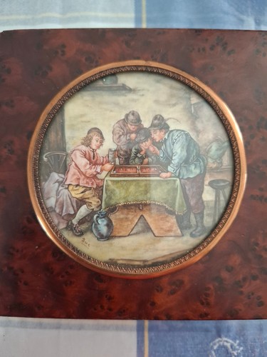 Rare boîte ancienne loupe - en,