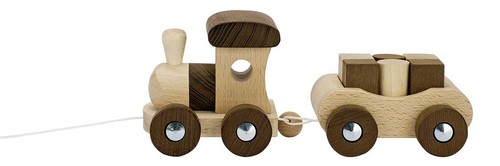 Train bois naturel - bois,