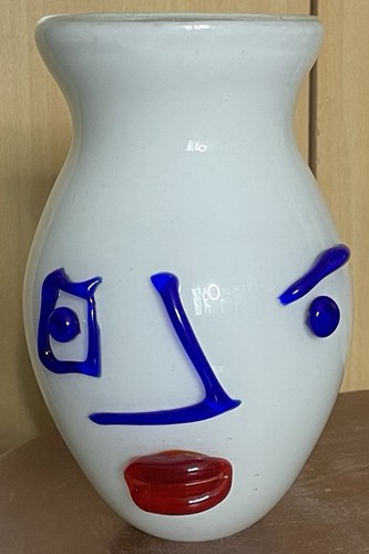 Vase verre soufflé style - en,