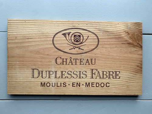 Ancienne estampe caisse vin - , en