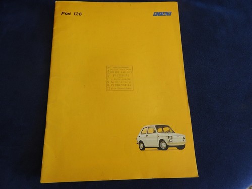 Catalogue fiat 126 1973 - catalogue,