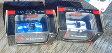 Malibu International LTD 1 BLUE & 1 WHITE 1965 SHELBY AC COBRA's  W/CASE  1:87th
